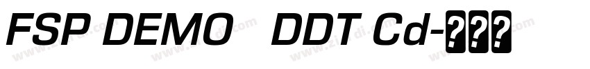 FSP DEMO   DDT Cd字体转换